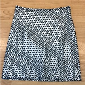 Ann Taylor white with black skirt